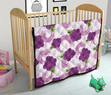 Cute Grape Pattern Premium Quilt