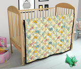 Hippopotamus Pattern Print Design 04 Premium Quilt