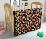 Goldfish Pattern Print Design 03 Premium Quilt