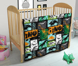 Dinosaurs Print Pattern Premium Quilt