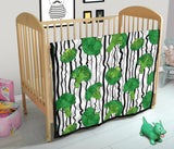Cool Broccoli Pattern Premium Quilt