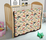 Mustache Beard Pattern Print Design 03 Premium Quilt