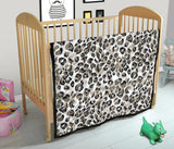 Leopard Skin Print Pattern Premium Quilt