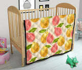 Beautiful Guava Pattern Premium Quilt