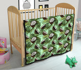 Coconut Pattern Print Design 02 Premium Quilt