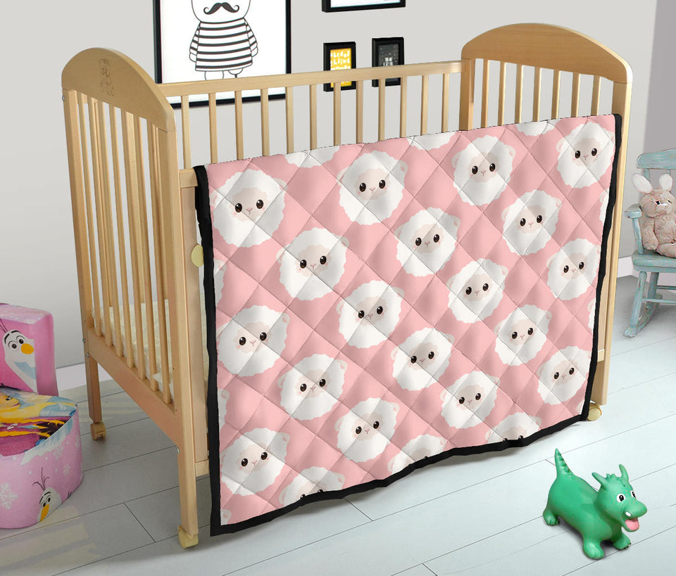 Cute Sheep Pattern Premium Quilt