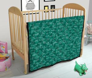 Math Pattern Print Design 01 Premium Quilt