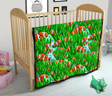 Clown Fish Pattern Print Design 01 Premium Quilt