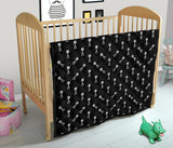 Engine Piston Black Theme Pattern Print Design 03 Premium Quilt