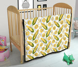 Corn Pattern Print Design 05 Premium Quilt