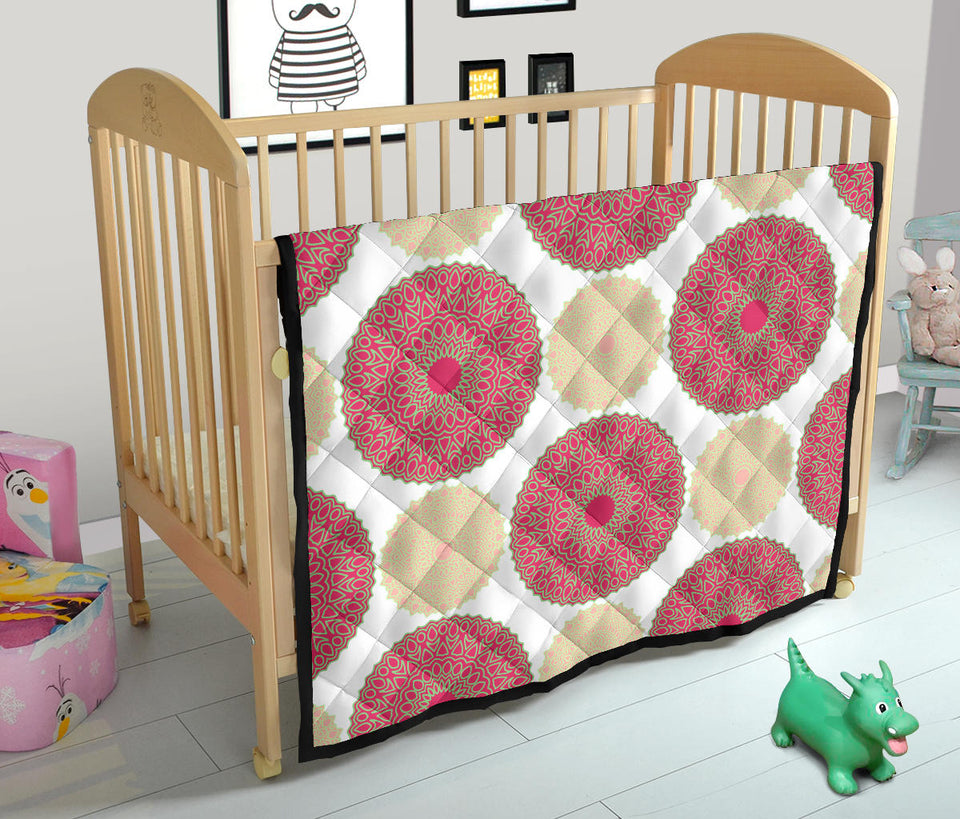 Circle Indian Pattern Premium Quilt