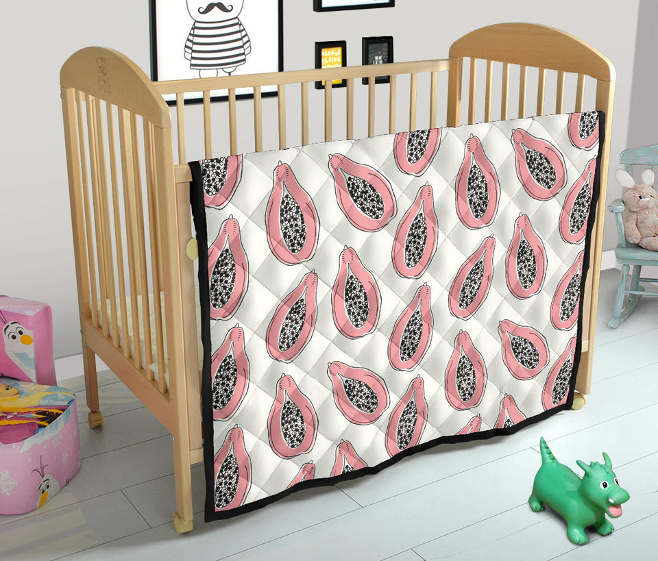 Papaya Pattern Premium Quilt