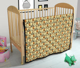 English Bulldog Pattern Print Design 02 Premium Quilt