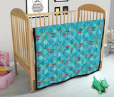 Math Pattern Print Design 02 Premium Quilt