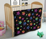 Colorful Star Pattern Premium Quilt