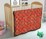 Red Tomato Pattern Premium Quilt