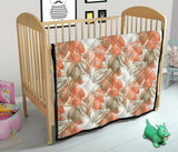 Cocoa Beans Cocoa Tree Pattern Premium Quilt