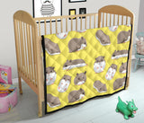 Cute Hamster Pattern Premium Quilt