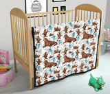 Sea Lion Seals Jellyfish Pattern Premium Quilt