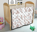 Cute Sea Otters Pattern Premium Quilt