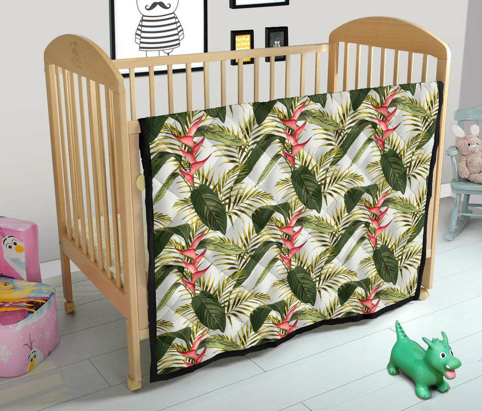 Heliconia Pattern Premium Quilt