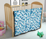 Coral Reef Pattern Print Design 01 Premium Quilt