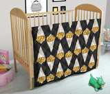 French Fries Dark Background Premium Quilt