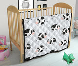 Cute Cows Pattern Premium Quilt