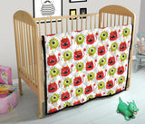 Alien Pattern Print Design 05 Premium Quilt
