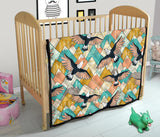 Eagle Pattern Print Design 02 Premium Quilt