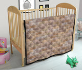 Brick Printed Pattern Print Design 01 Premium Quilt