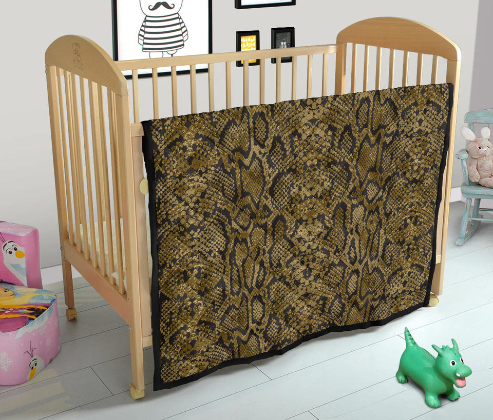 Snake Skin Pattern Premium Quilt