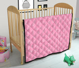 Sweet Candy Pink Background Premium Quilt