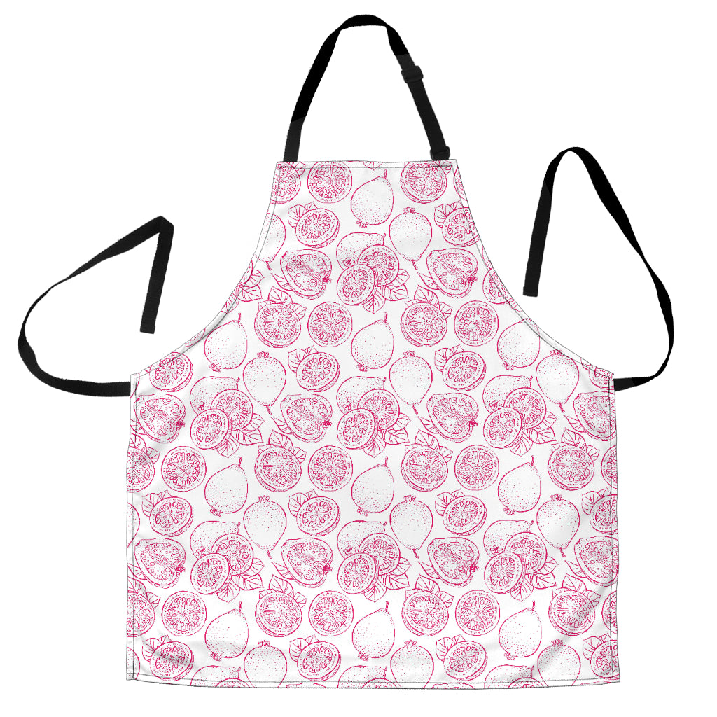Sketch Guava Pattern Adjustable Apron