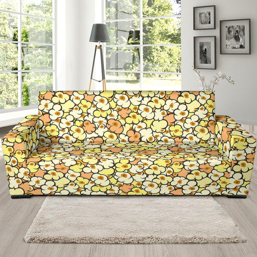 Popcorn Pattern Print Design 03  Sofa Slipcover