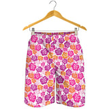 Hibiscus Pattern Print Design 01 Men Shorts