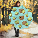 Kiwi Blue Background Umbrella