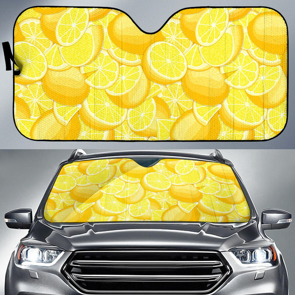 Lemon Pattern Car Sun Shade