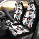 Cute Ninja Design Pattern Universal Fit Car Seat Covers