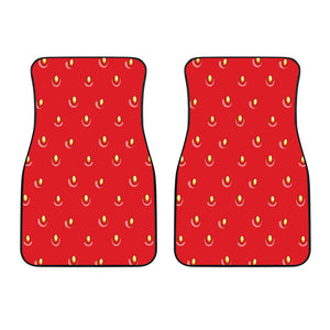 Strawberry Texture Skin Pattern Front Car Mats