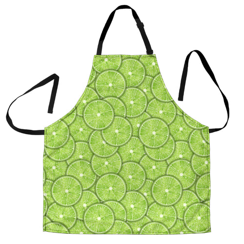 Slices Of Lime Pattern Adjustable Apron