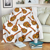 Paint Guitar Pattern Premium Blanket