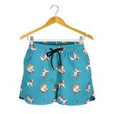 Jack Russel Pattern Print Design 03 Women Shorts