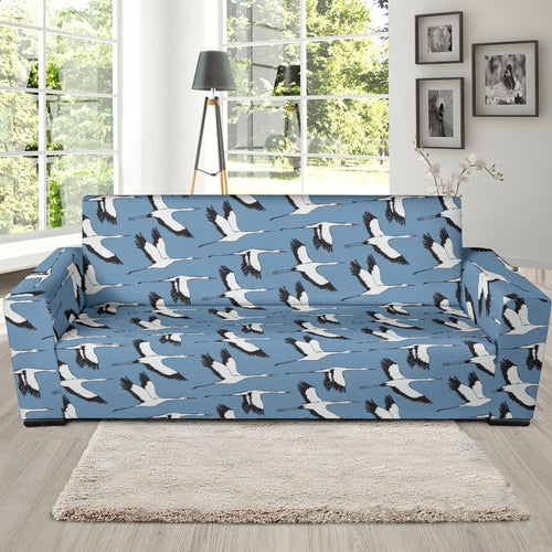 Seagull Pattern Print Design 04  Sofa Slipcover