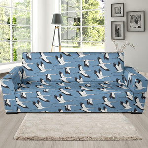 Seagull Pattern Print Design 04  Sofa Slipcover