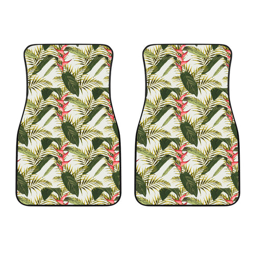 Heliconia Pattern Front Car Mats