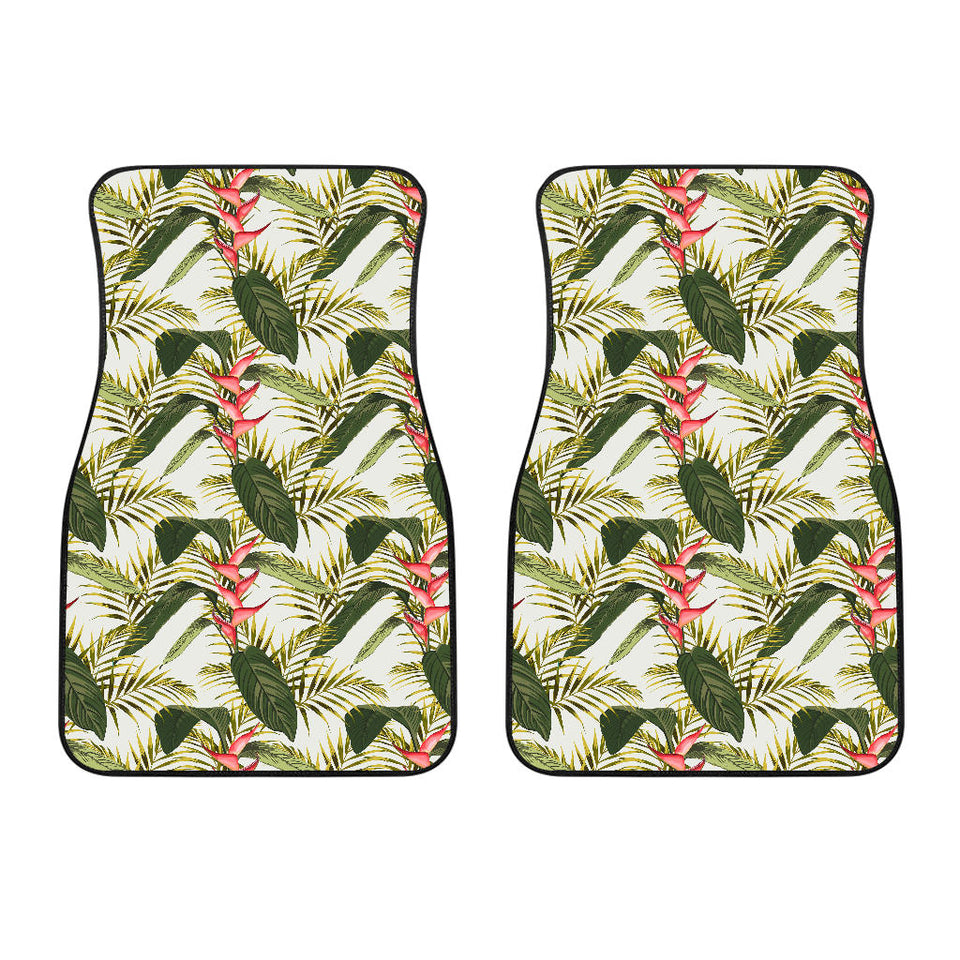 Heliconia Pattern Front Car Mats