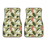 Heliconia Pattern Front Car Mats