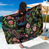 Dragons Flower Pattern Sarong