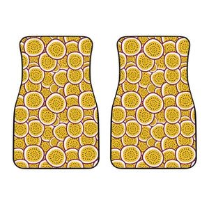 Passion Fruits Slice Pattern Front Car Mats